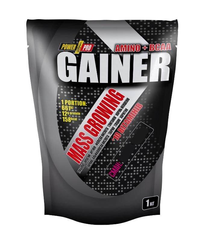 Гейнер Power Pro Gainer 1000 г 25 порций Ваниль