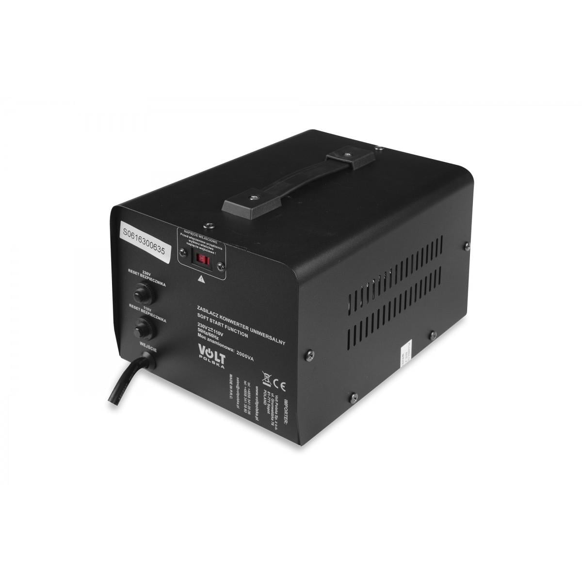 Конвертер напруги Volt Polska VP-2000 230V/110V 2000VA (5K230110200)