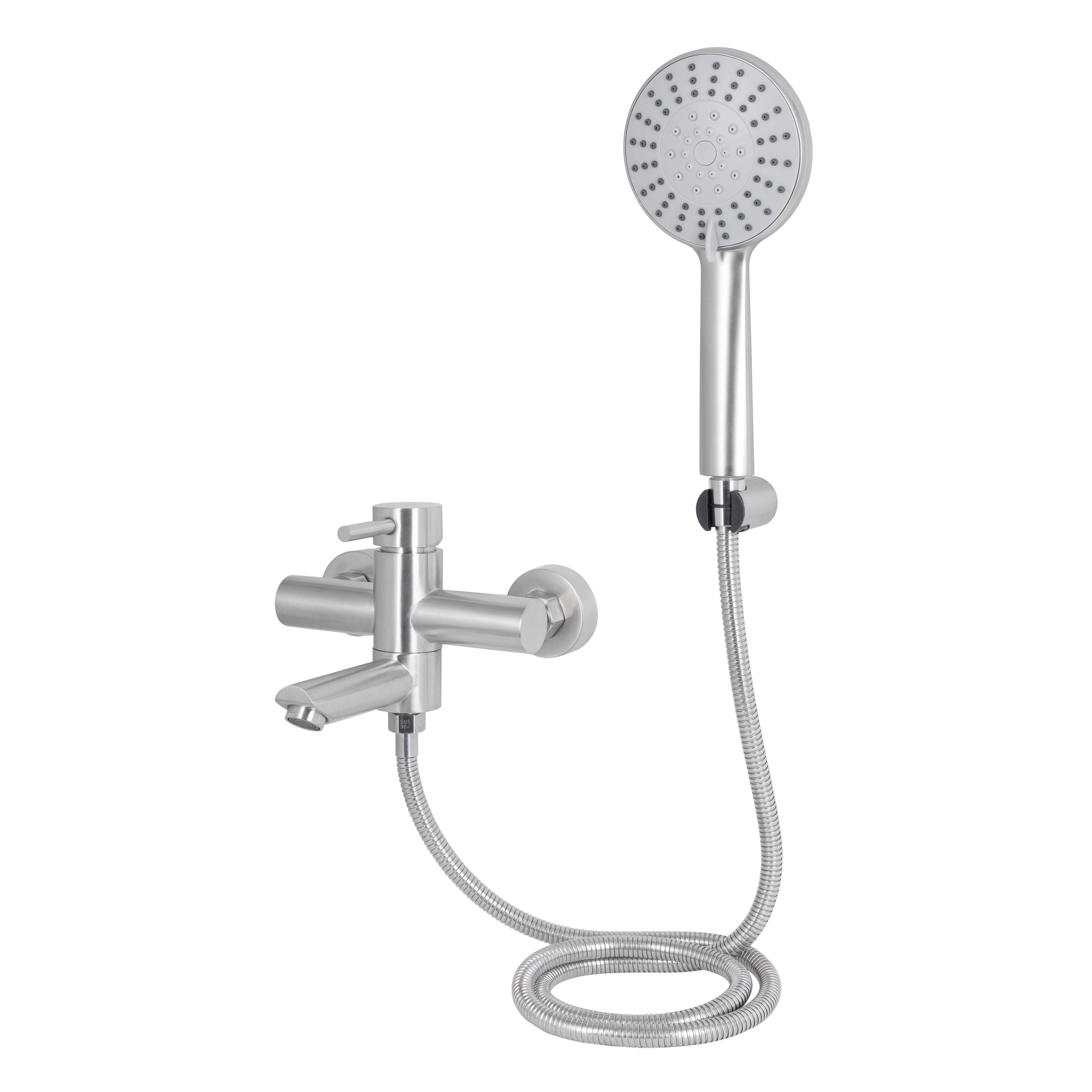 Смеситель для ванны Lidz Aria 006 из нержавеющей стали (LDARI006NKS34940)