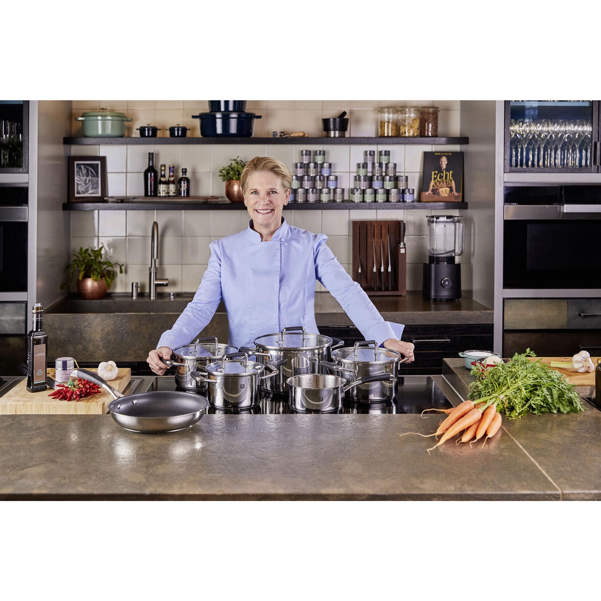 Набор каструль Zwilling JA Henckels Cornelia Poletto 9 предметов (1023673) - фото 8 Набор каструль Zwilling JA Henckels Cornelia Poletto 9 предметов (1023673) - фото 8