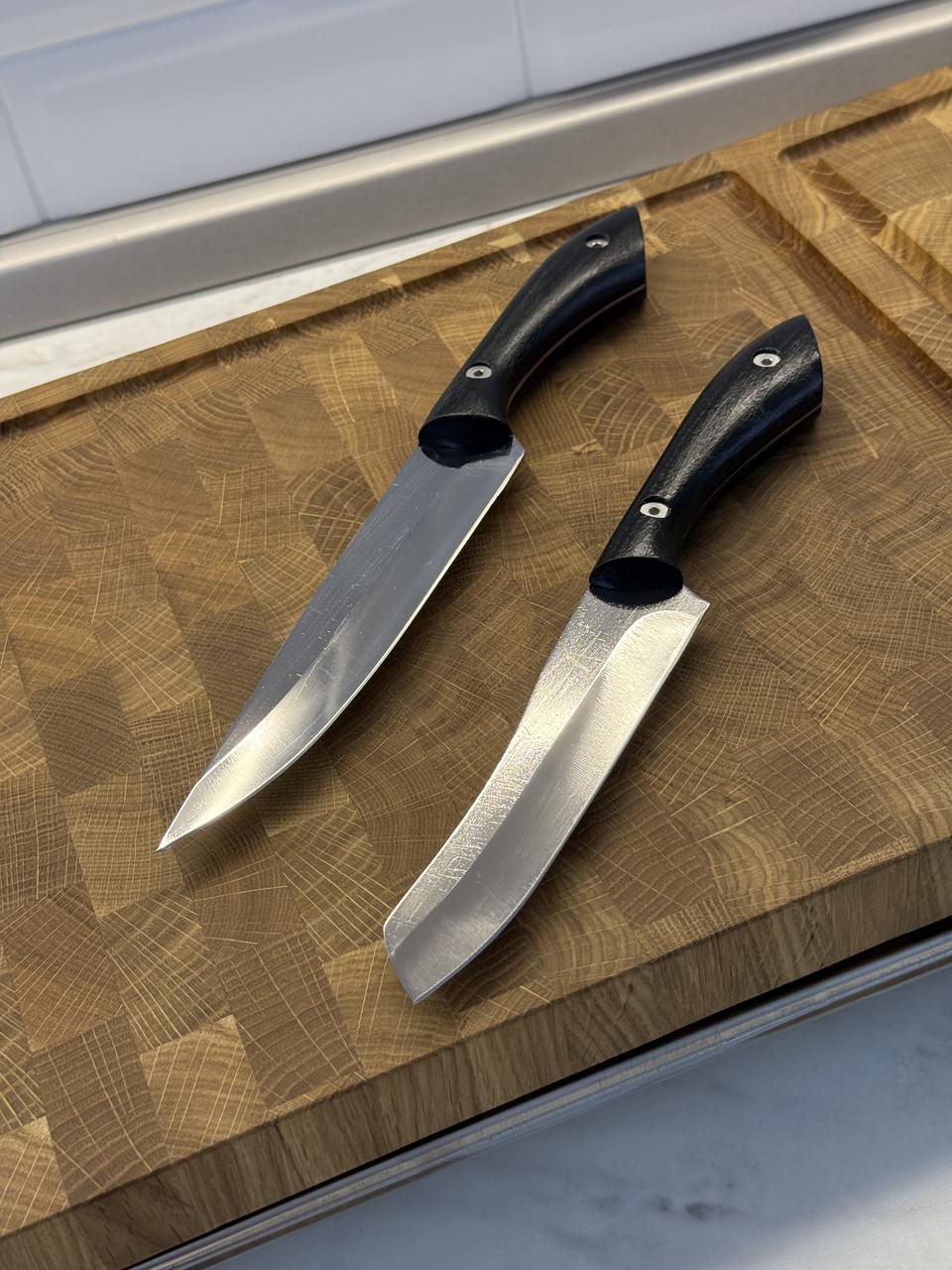 Набір кухонний Gorillas BBQ подвійна торцева дошка з гастроємністю і набором з 3-х ножів (DS64) - фото 6