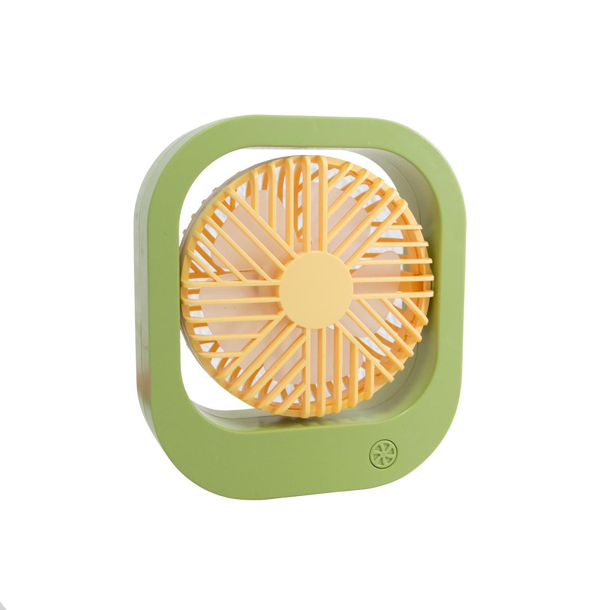 Вентилятор настольный на аккумуляторе DianDi SQ2177 USB Салатовый (1010614-LightGreen)