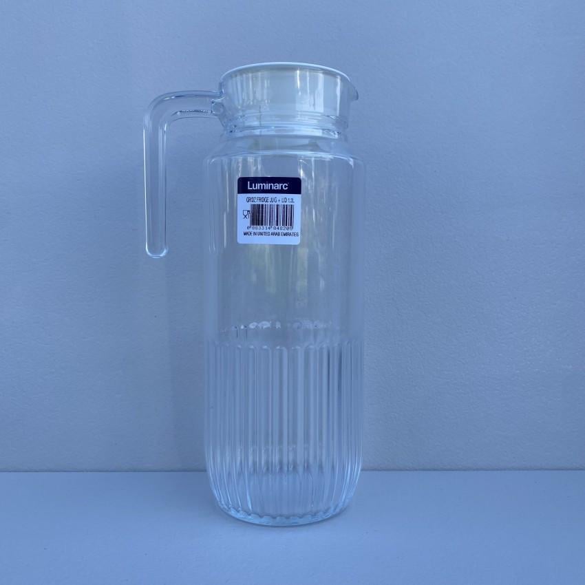 Глечик скляний Luminarc Gridz Fridge Q3653 з кришкою 1,3 л (2249325431) Глечик скляний Luminarc Gridz Fridge Q3653 з кришкою 1,3 л (2249325431)