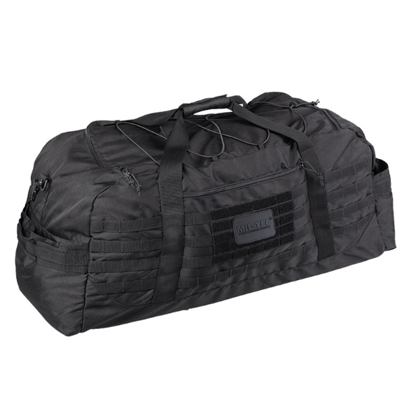 Сумка для вещей Mil-Tec Fliegertasche Combat LG Schwartz 105 л Черный (13828202-105)