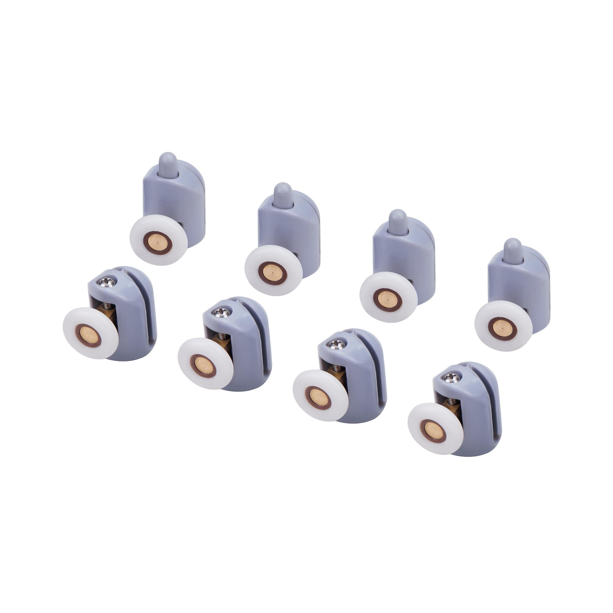 Комплект роликов для душевой кабины Lidz верхние и нижние 43A/43B (LRSATSINGLE234)