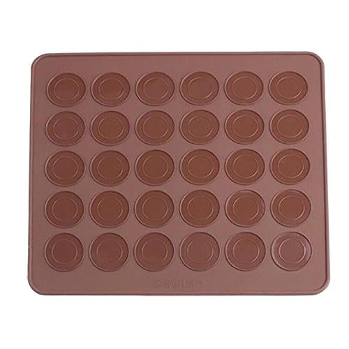 Форма силиконовая для выпечки Macaroons 25х28 см Коричневый (1930629564)