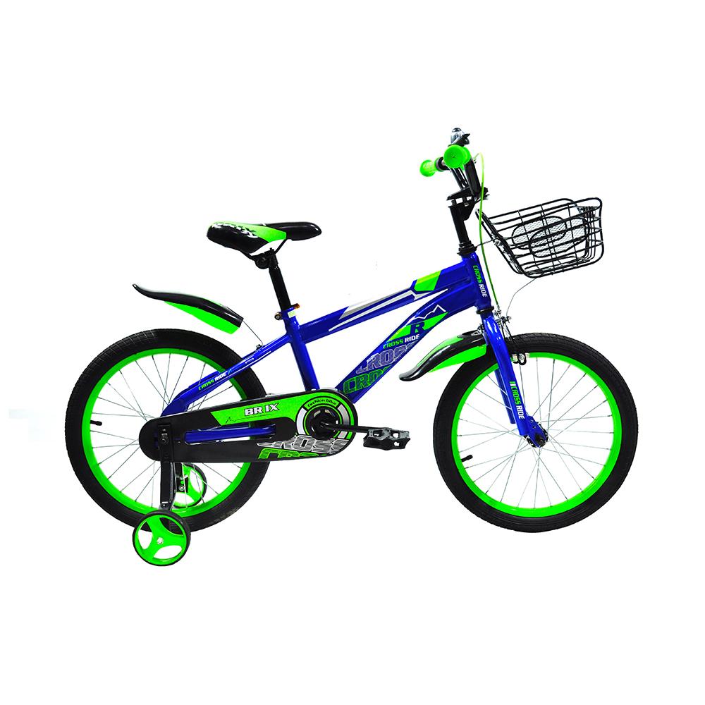 Велосипед Crossride BMX BRIX 2021 18" Синій (ard-0457-2)