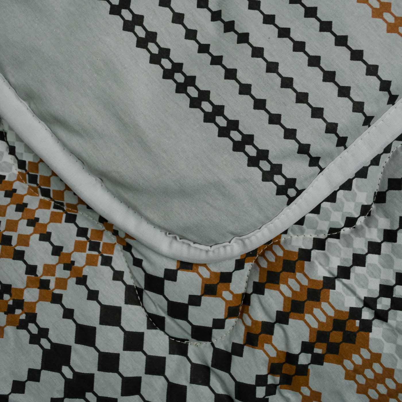 Одеяло конопляное зимнее YouStar Горес сатин полуторный 140х210 см Серый (chn-kksw-p-gores) - фото 3