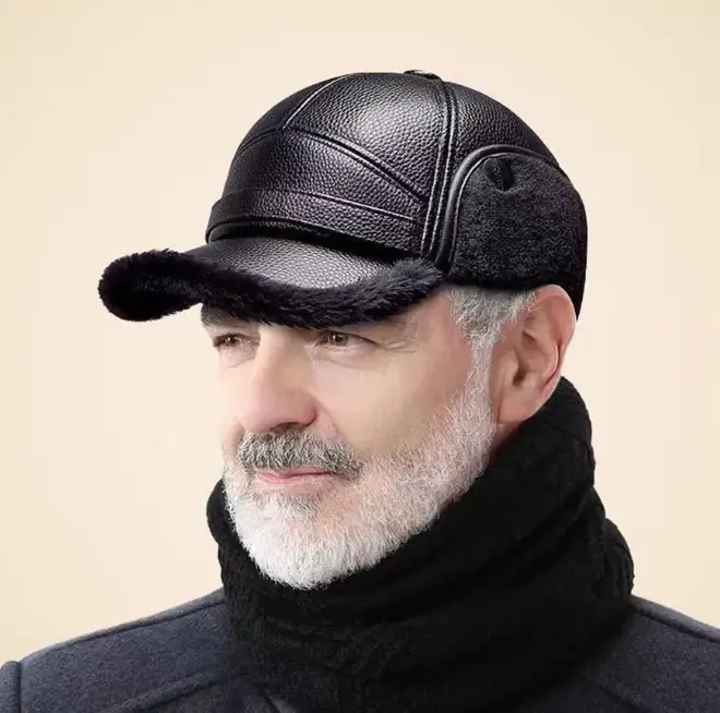 Шапка-кепка мужская кожаная на меху One Size 56-58 см Черный (30230791) - фото 10 Шапка-кепка мужская кожаная на меху One Size 56-58 см Черный (30230791) - фото 10