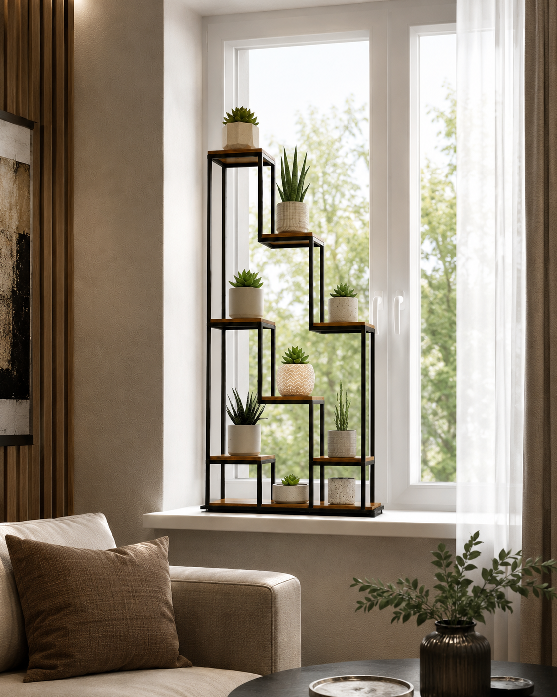 Подставка под цветы EcoLoft IN-2933 в стиле лофт (36407444)