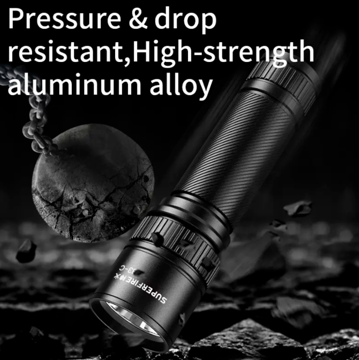 Фонарь ручной аккумуляторный S33-C SuperFire 210 Lumen IP44 (2506405503) - фото 3