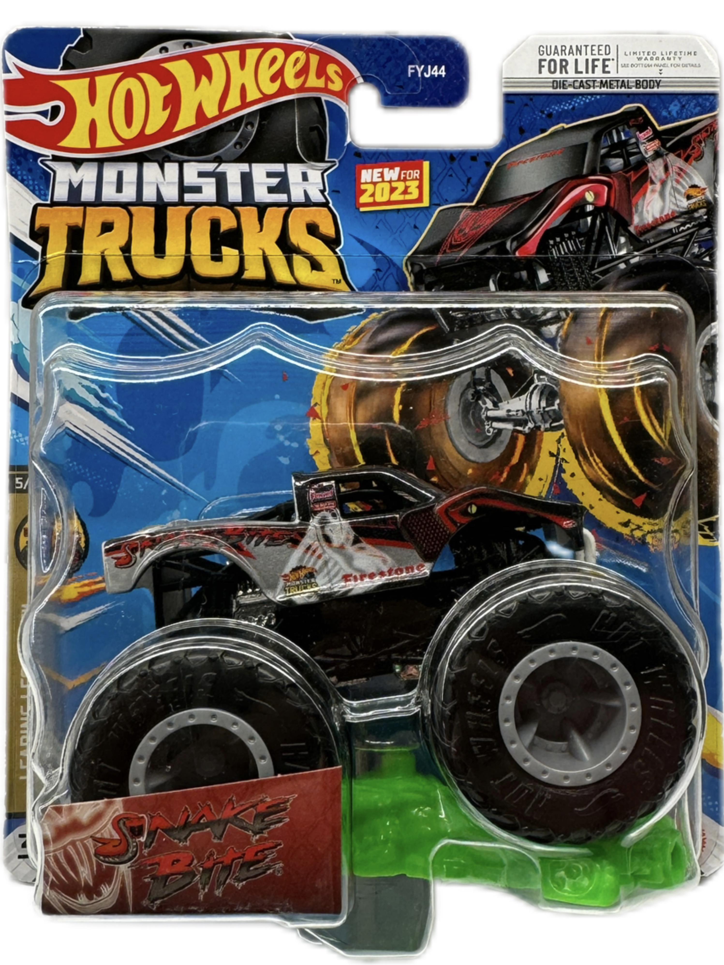 Игрушечная машинка-внедорожник Hot Wheels Monster truck Snake BHE 5/6 Leading Legends 2023 (17708616)