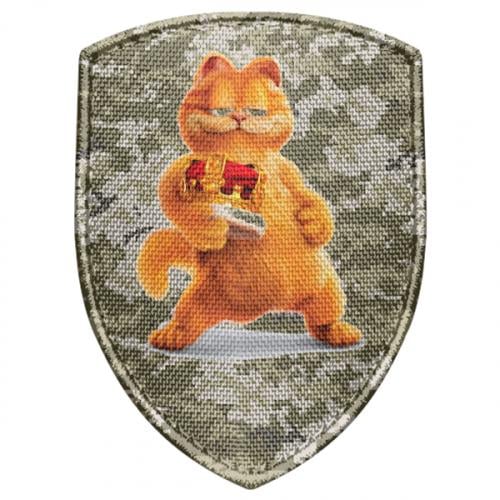 Шеврон щит Гарфілд з короною (17671762-22-45188)