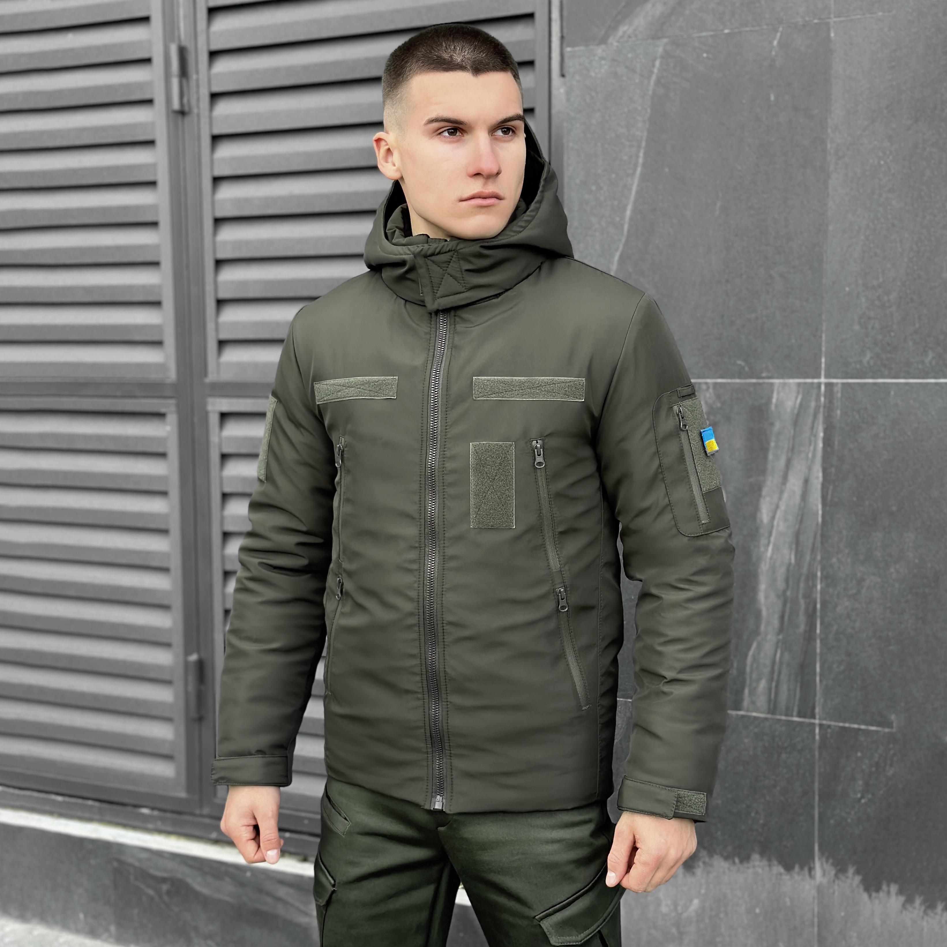 Куртка Pobedov Winter Jacket Motive Зима M Хаки (OWku1 420Mkh) - фото 1