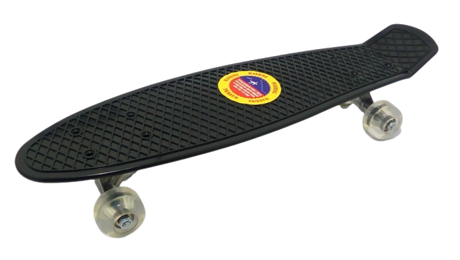 Пенниборд Penny Small 22" мягкие колеса до 80 кг Черный (2T2001)