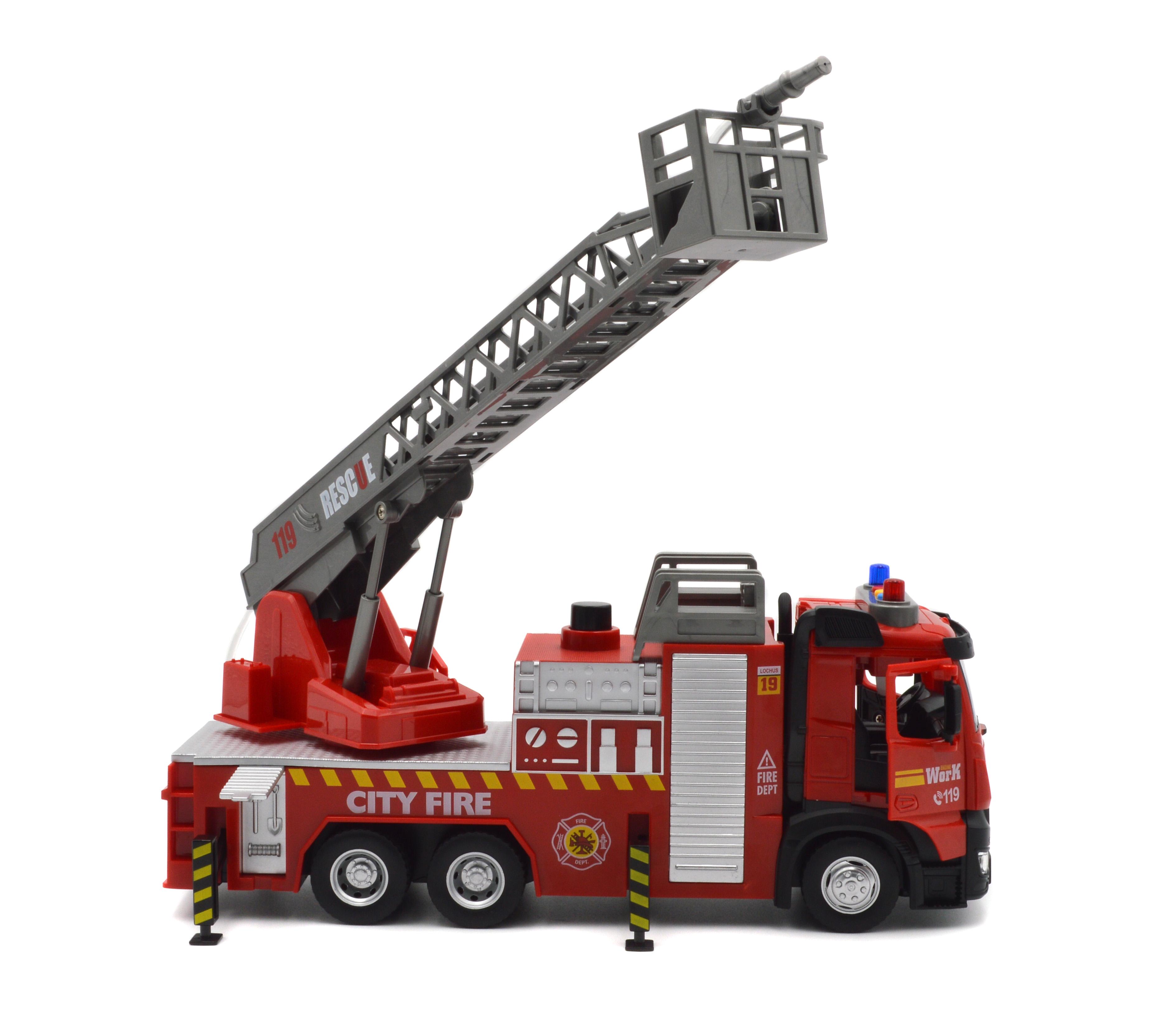 Пожарная машина 8181-1 инерция/звук/свет (8181-1) - фото 6 Пожарная машина 8181-1 инерция/звук/свет (8181-1) - фото 6