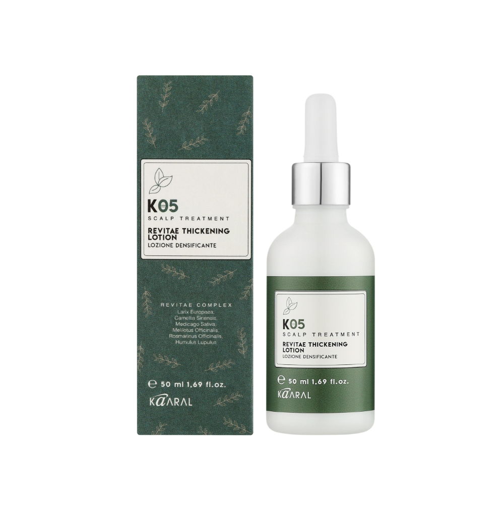 Лосьйон для волосся дезінфікційний та зміцнювальний Kaaral K05 Revitae Thickening Lotion 50 мл