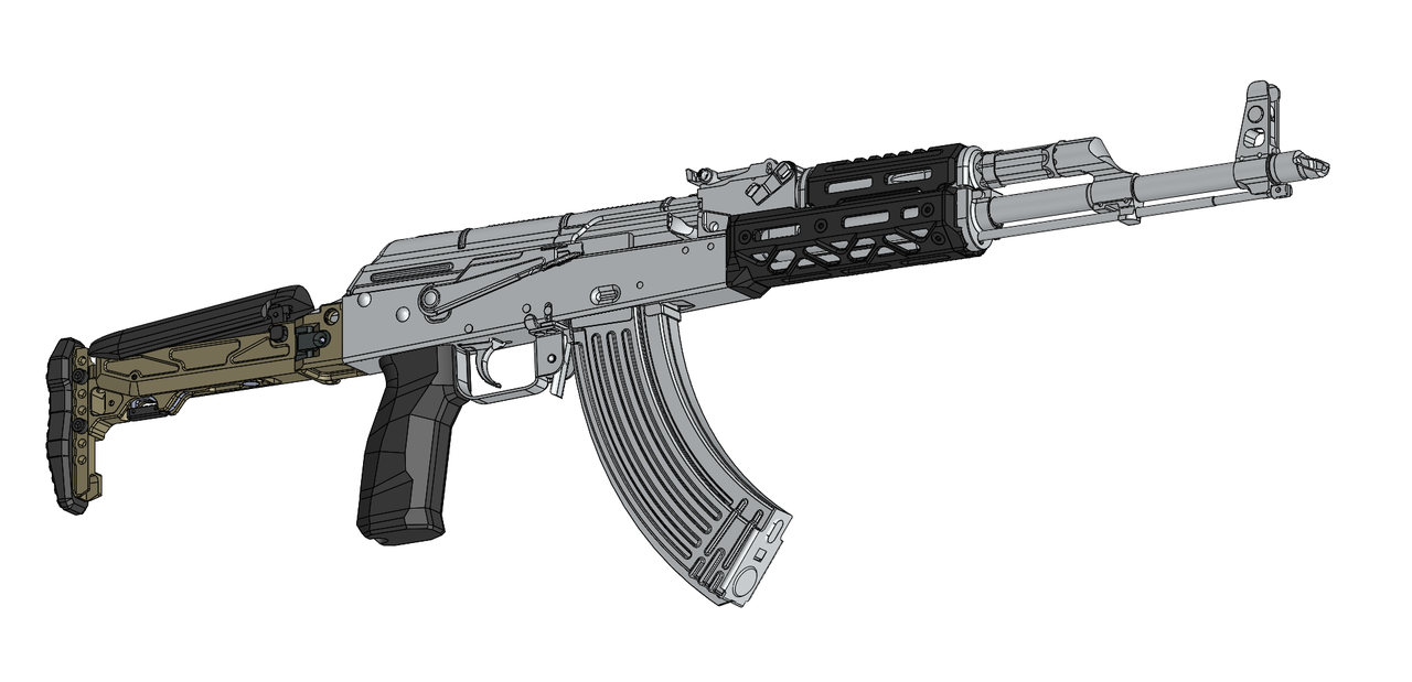 Цевье CRC 1U040 короткое M-Lok - фото 3