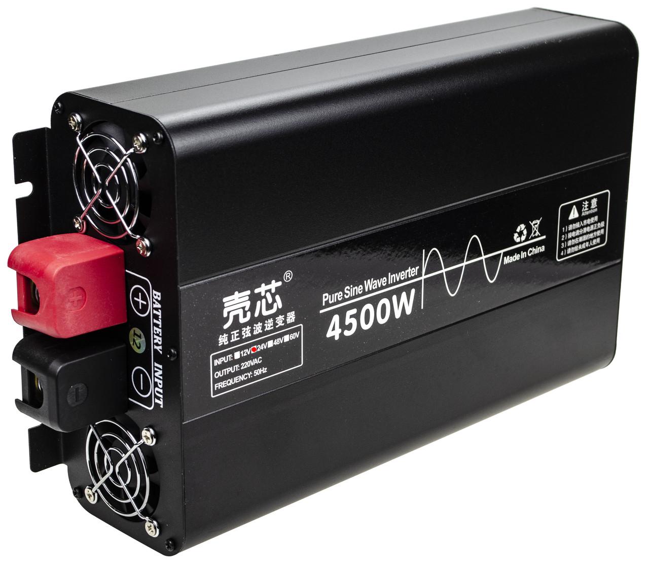 Инвертор 24V-220 KAIX 4500W SIN преобразователь напряжения 24V-220V чистая синусоида 4500 Вт - фото 5