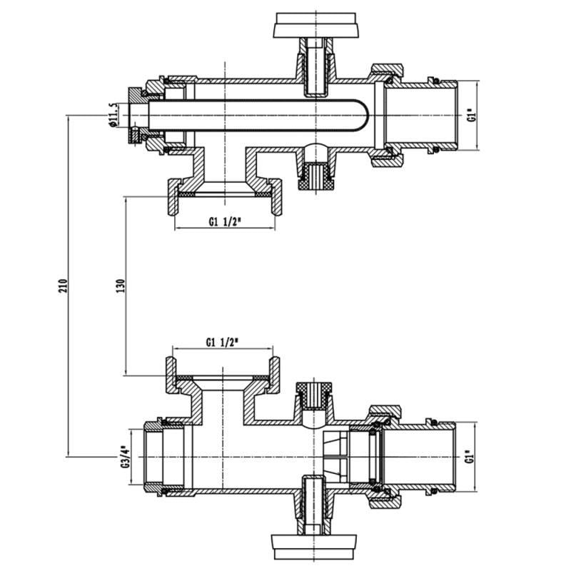 Коннектор для коллектора SD Forte 1" (SF005W25) - фото 2