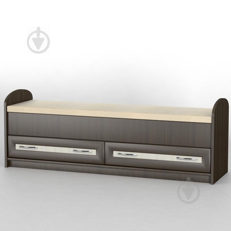 Комод прикроватный Тиса Мебель КП-111 Венге/Дуб молочный Комод прикроватный Тиса Мебель КП-111 Венге/Дуб молочный