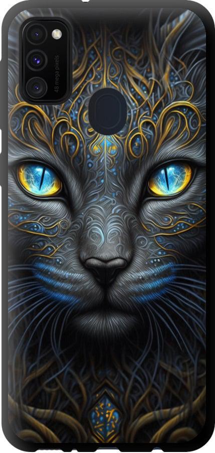 Чехол на Samsung Galaxy M21 M215F Кошка (5548b-2016-42517) Чехол на Samsung Galaxy M21 M215F Кошка (5548b-2016-42517)