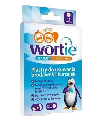 Пластыри против бородавок и кондилом Wortie Advanced 15 шт. (23819055)