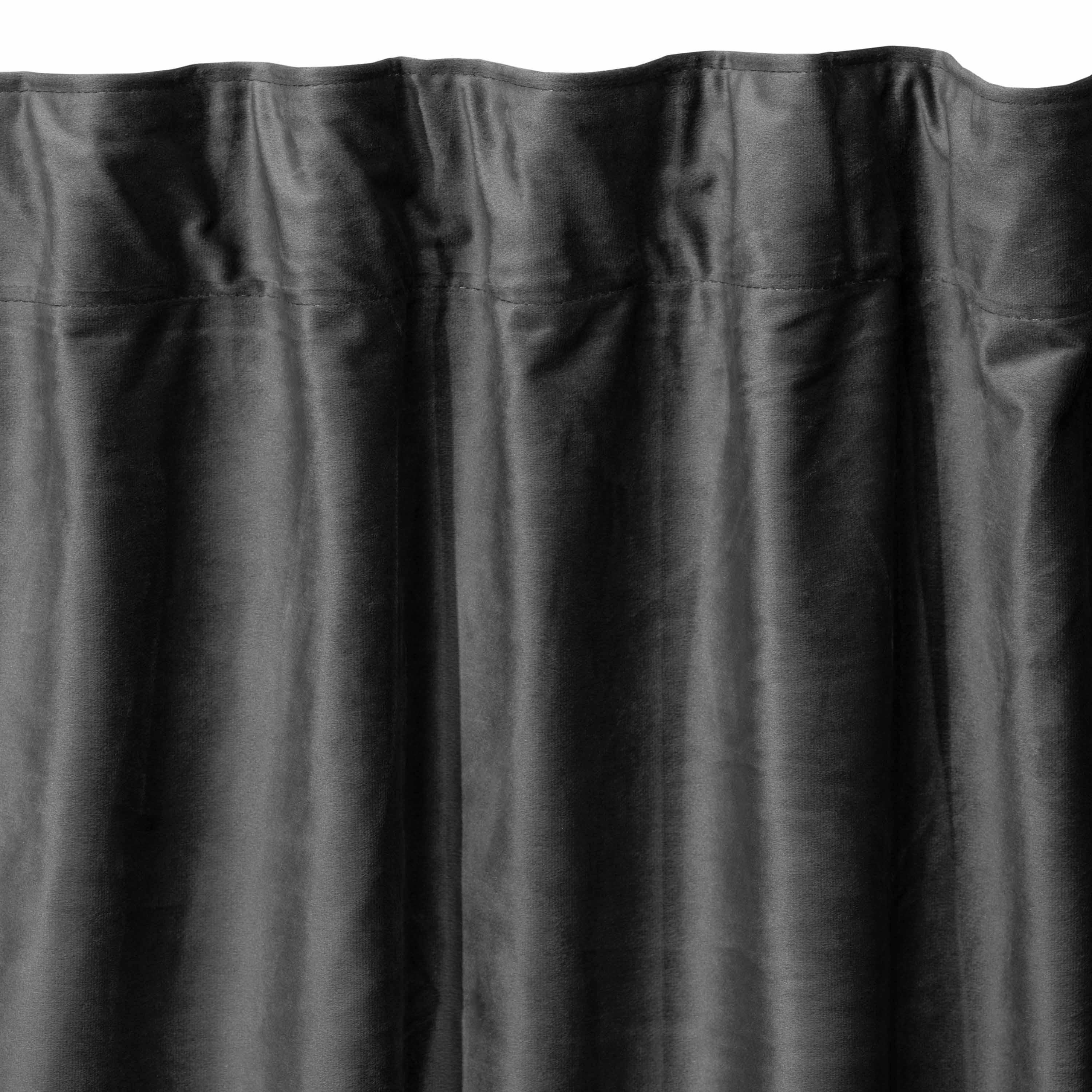 Штора Ardesto ART1030GR велюр/поліестер 150x270 см Сірий (73519275) - фото 3 Штора Ardesto ART1030GR велюр/поліестер 150x270 см Сірий (73519275) - фото 3