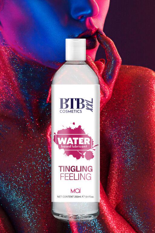 Мастило на водній основі MAI TINGLING FEELING з ефектом вібрації 250 мл - фото 4