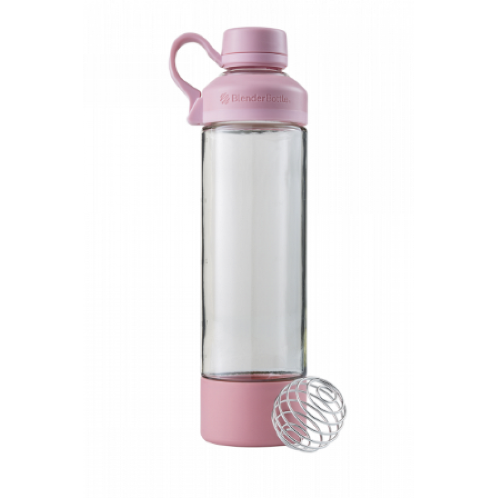 Спортивний шейкер Blender Bottle Mantra Glass 600 мл Рожевий (К100-55-1742666-20) - фото 1