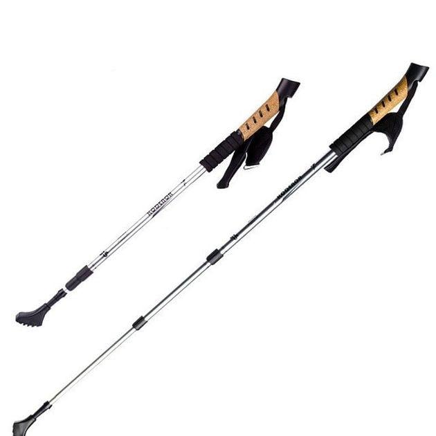 Палки для скандинавської ходьби Kodenor телескопічні Silver