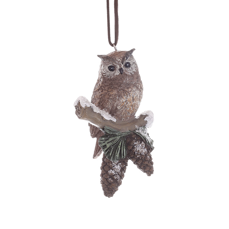 Подвеска новогодняя декоративная BonaDi Сова (838-493)