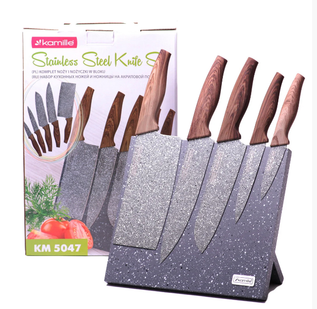 Набір ножів 6 пр. Kamille (KM-5047)