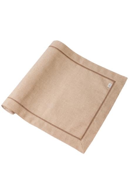 Доріжка з подвійним кантом Прованс Кориця 140x40 см Мокко (41133)