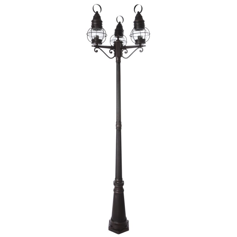 Фонарный столб Brille GL-100 E-3 BK (34-059)