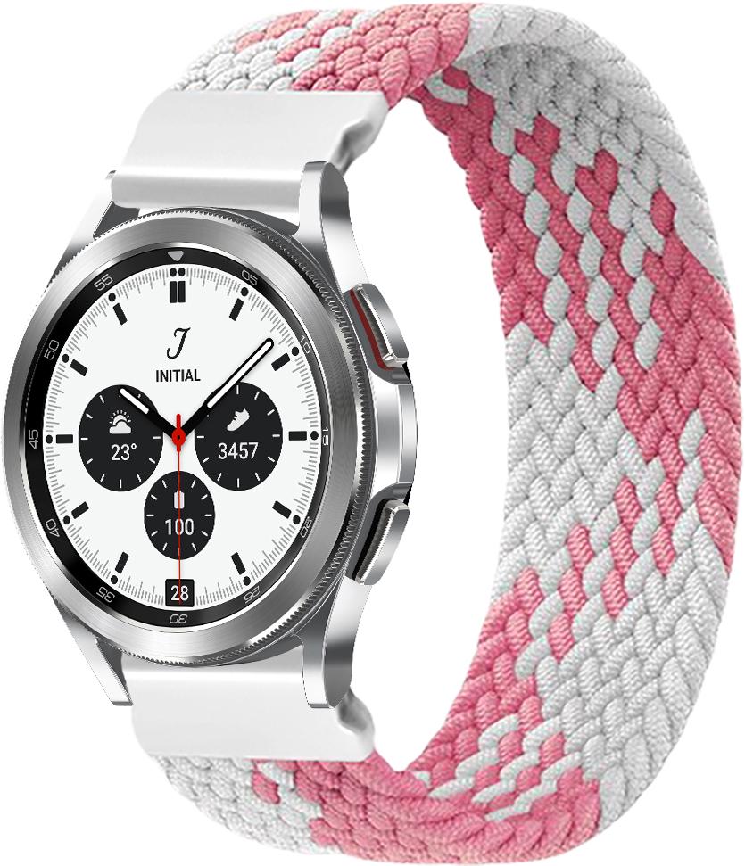 Ремешок Solo Loop Multi для Galaxy Watch 4 Classic 42 мм (145 мм) Pink/White (26284-52)