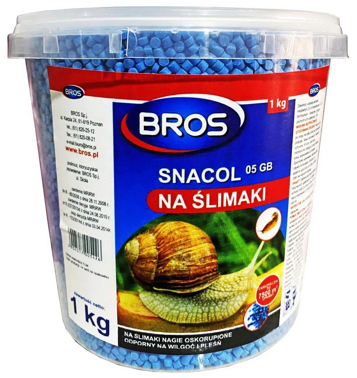Средство Snacol Метальдегид для борьбы с улитками 1 кг (5a8c9dfe)