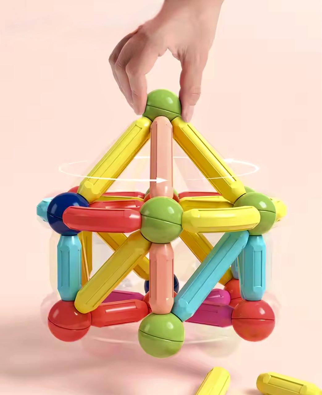 Конструктор магнітний 52 елементи (19) - фото 4 Конструктор магнітний 52 елементи (19) - фото 4