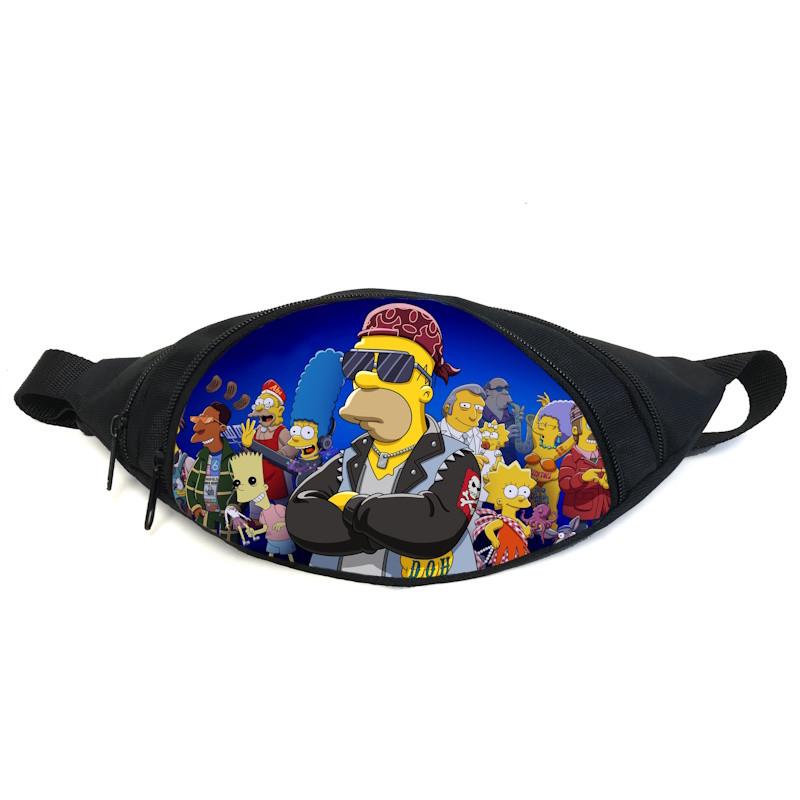 Поясная сумка-бананка Симпсоны GB-simpsons 013 Черный (2191660019)