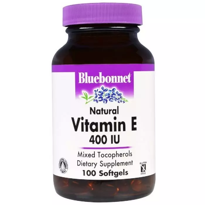Вітамін Bluebonnet Nutrition E 400 МЕ 100 желатиновых капсул (BLB0618)