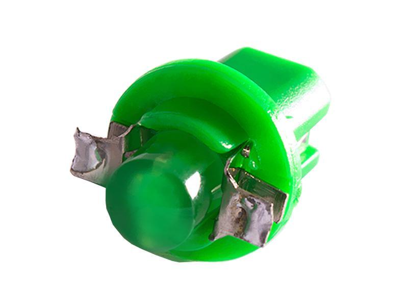 Автомобільна лампа світлодіодна LEDUA T5-B8.5-COB 12V Зелений (2469)