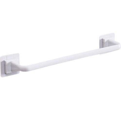 Держатель для полотенец на кухню и в ванную комнату 34 см Белый (ОДКХ-128-12)