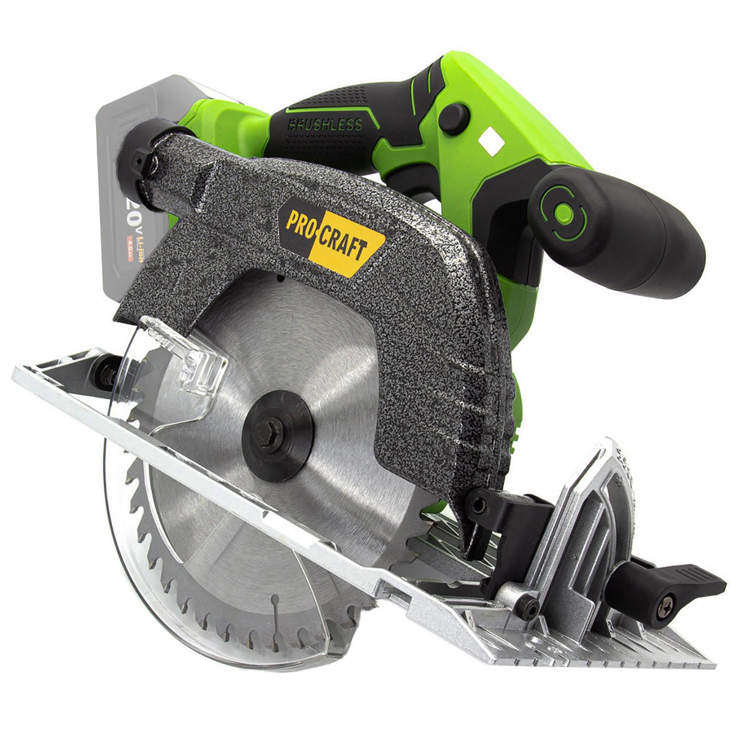 Дискова пилка акумуляторна Procraft PCA20 без акумулятора та зарядного (030209)