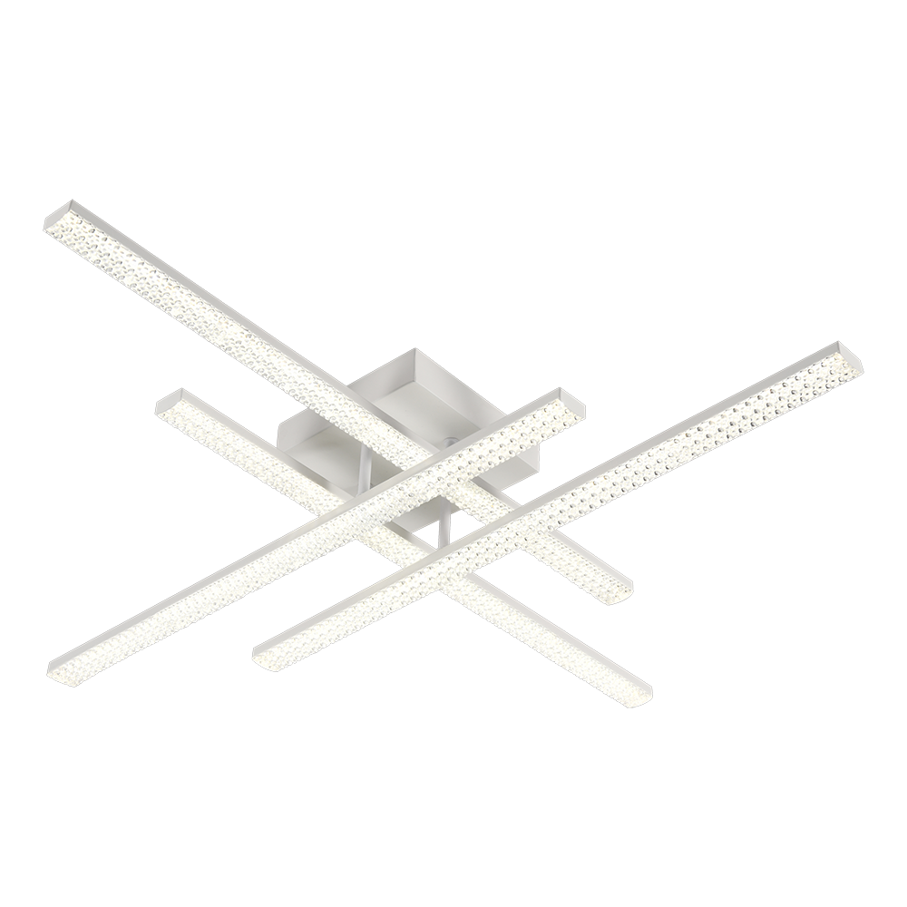 Люстра світлодіодна ESLLSE LINE 4L 60 Вт 810x810x125 мм Білий (10549) - фото 8