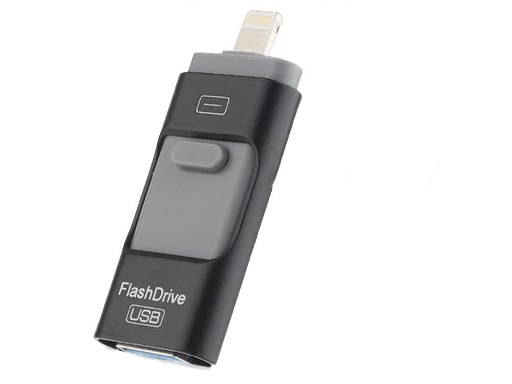 Флешка для Iphone 512 Гб USB micro USB Lightning 3в1 (20209) - фото 1