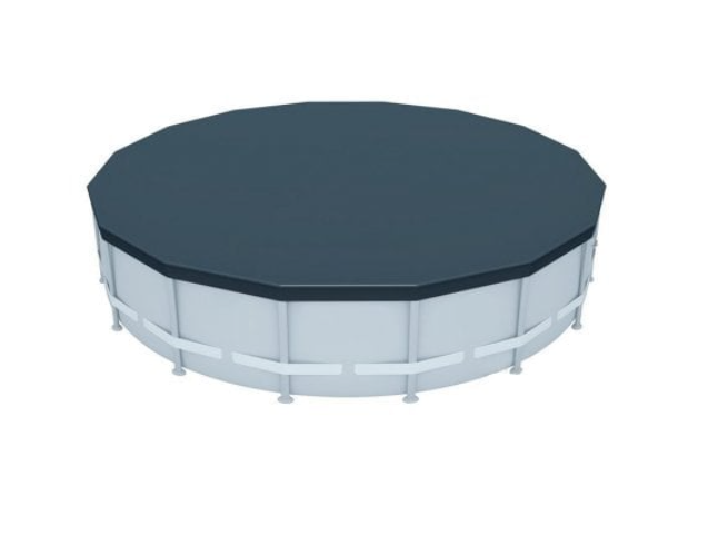 Тент-чохол для каркасного басейну 732 см Синій (132-9-18929)
