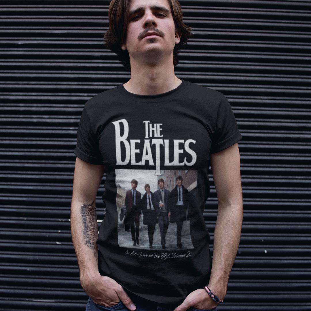 Футболка унисекс Beatles On Air Live BBC Volume 2 XS Черный (32698277)
