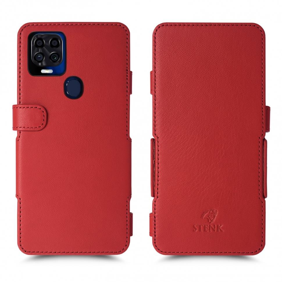 Чехол книжка Stenk Prime для ZTE Blade V2020 Красный (66650)