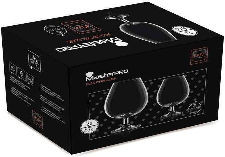 Набір фужерів Bergner MasterPro Barware Oenology 2 шт. 670 мл (BGEU-2883) - фото 3