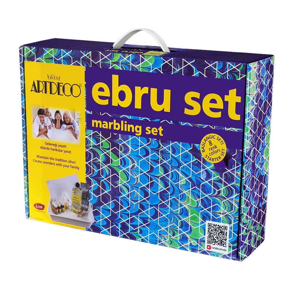 Набор для EBRU ArtDeco 8 цветов (artdeco-8set)